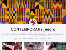 Tablet Screenshot of contemporarynegro.tumblr.com