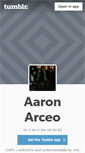 Mobile Screenshot of aaronarceo.tumblr.com