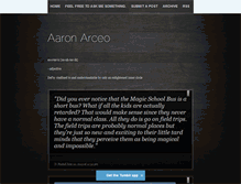 Tablet Screenshot of aaronarceo.tumblr.com