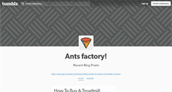 Desktop Screenshot of antsfactory.tumblr.com