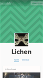 Mobile Screenshot of lichendesign.tumblr.com