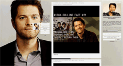 Desktop Screenshot of mishacollinsfacts.tumblr.com