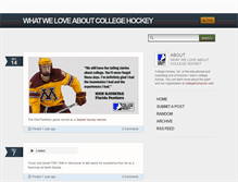 Tablet Screenshot of collegehockey.tumblr.com