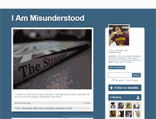 Tablet Screenshot of iammisunderstood.tumblr.com