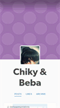 Mobile Screenshot of chikybeba.tumblr.com