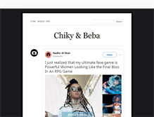 Tablet Screenshot of chikybeba.tumblr.com