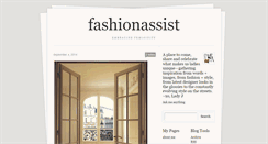 Desktop Screenshot of fashionassist.tumblr.com