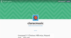 Desktop Screenshot of claracmusic.tumblr.com