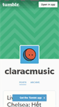 Mobile Screenshot of claracmusic.tumblr.com