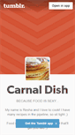 Mobile Screenshot of carnaldish.tumblr.com