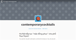 Desktop Screenshot of contemporarycocktails.tumblr.com