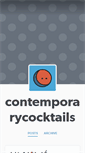 Mobile Screenshot of contemporarycocktails.tumblr.com