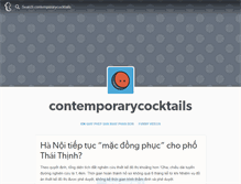 Tablet Screenshot of contemporarycocktails.tumblr.com