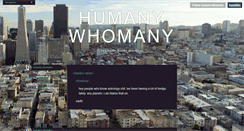 Desktop Screenshot of humany-whomany.tumblr.com