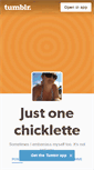 Mobile Screenshot of 1chicklette.tumblr.com