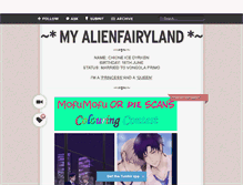 Tablet Screenshot of alienfairyland.tumblr.com