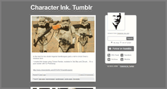 Desktop Screenshot of characterink.tumblr.com