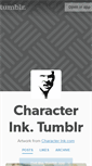 Mobile Screenshot of characterink.tumblr.com