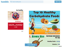 Tablet Screenshot of healthyquest.tumblr.com
