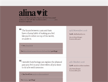 Tablet Screenshot of alina-loves.tumblr.com