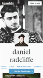 Mobile Screenshot of dailyradcliffe.tumblr.com