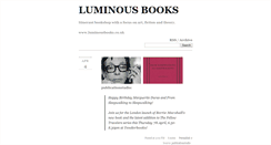 Desktop Screenshot of luminousbooks.tumblr.com