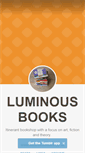 Mobile Screenshot of luminousbooks.tumblr.com
