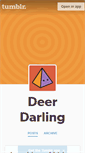 Mobile Screenshot of deerdarling.tumblr.com