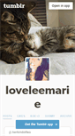 Mobile Screenshot of loveleemarie.tumblr.com