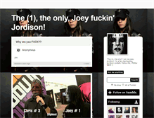 Tablet Screenshot of joeyfuckinjordison.tumblr.com