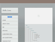 Tablet Screenshot of hellolexa.tumblr.com