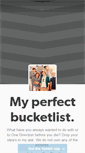 Mobile Screenshot of onedirection-bucketlist.tumblr.com