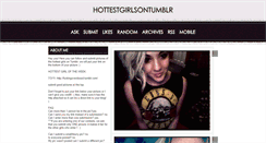 Desktop Screenshot of hottestgirlsontumblr.tumblr.com