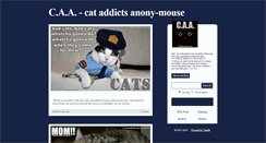 Desktop Screenshot of cataddictsanonymouse.tumblr.com