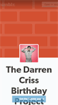 Mobile Screenshot of darrencrissbirthday.tumblr.com