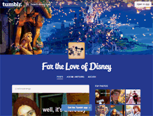 Tablet Screenshot of disney-love.tumblr.com