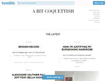 Tablet Screenshot of abitcoquettish.tumblr.com
