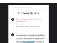 Tablet Screenshot of growinggames.tumblr.com