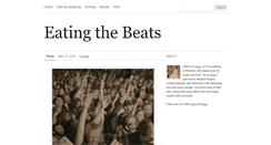 Desktop Screenshot of eatingthebeats.tumblr.com