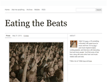 Tablet Screenshot of eatingthebeats.tumblr.com