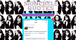 Desktop Screenshot of monchelequotes.tumblr.com