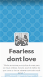 Mobile Screenshot of fearless-dont-love.tumblr.com