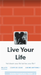 Mobile Screenshot of liveyourlifeandfucktherest.tumblr.com