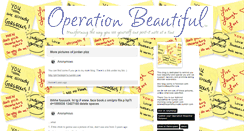 Desktop Screenshot of operationbeautifulpost-it.tumblr.com
