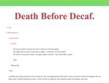 Tablet Screenshot of death-before-decaf.tumblr.com