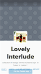 Mobile Screenshot of lovelyinterlude.tumblr.com
