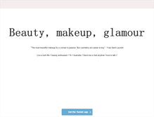 Tablet Screenshot of beauty-and-glamour.tumblr.com