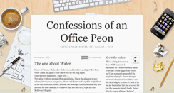 Desktop Screenshot of confessionsofanofficepeon.tumblr.com