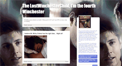 Desktop Screenshot of lostwinchesterchild.tumblr.com