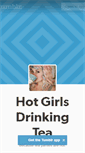 Mobile Screenshot of hotgirlsdrinkingtea.tumblr.com